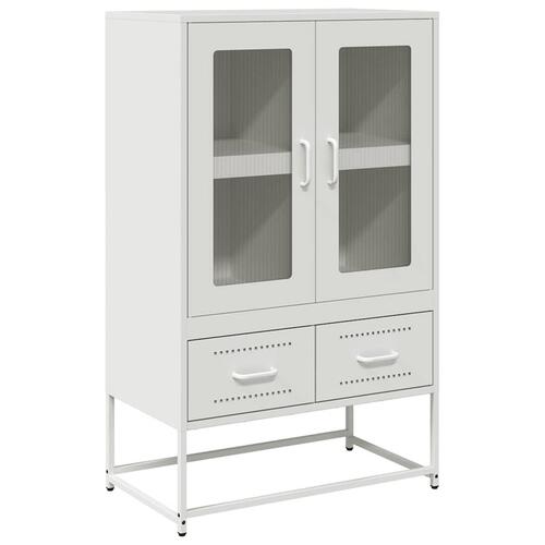 Skab 68x39x111,5 cm stål hvid