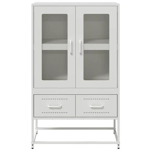 Skab 68x39x111,5 cm stål hvid