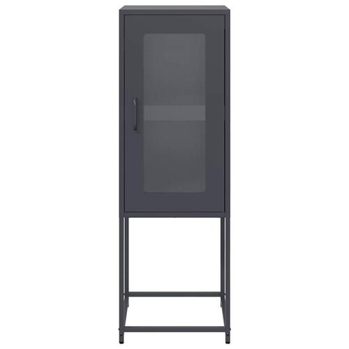 Skænk 36x39x107 cm koldvalset stål antracitgrå