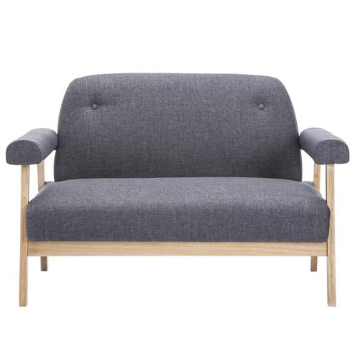 Topersoners sofa i stof mørkegrå