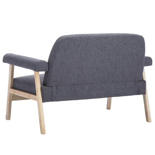 Topersoners sofa i stof mørkegrå