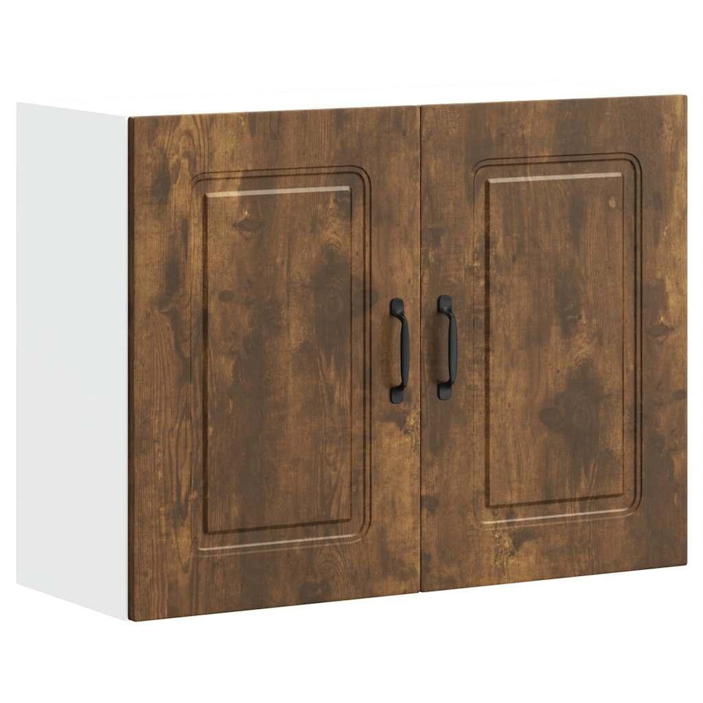 Køkkenvægskab Kalmar konstrueret træ røget egetræsfarve