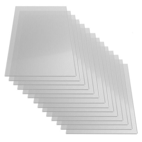 Polykarbonatplader 14 stk. 4 mm 121x60 cm