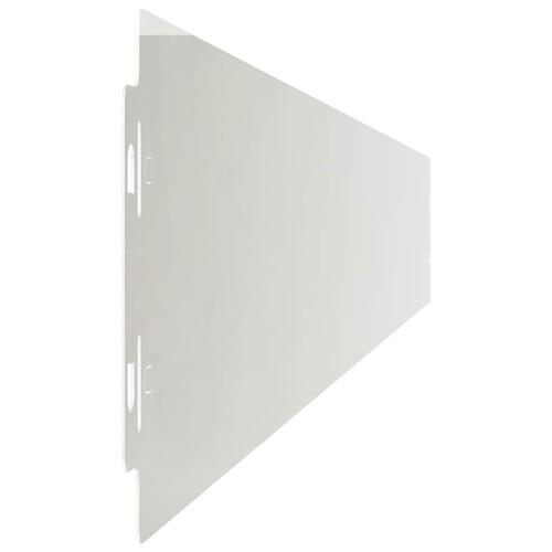 Plænekanter 10 stk. 10x103 cm rustfrit stål