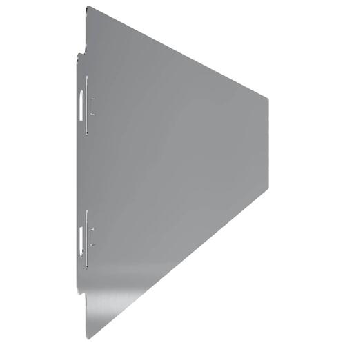 Plænekanter 10 stk. 10x103 cm galvaniseret stål