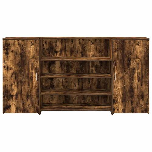 Receptionsskranke 200x50x103,5 cm røget egetræsfarve