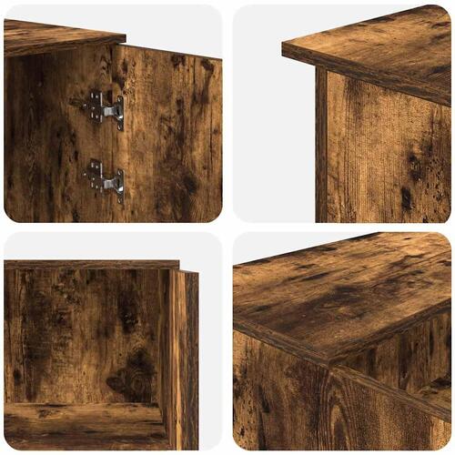 Receptionsskranke 200x50x103,5 cm røget egetræsfarve