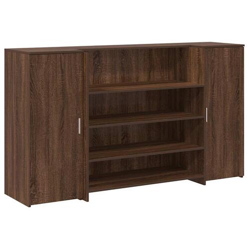 Receptionsskranke 180x50x103,5 cm brun egetræsfarve