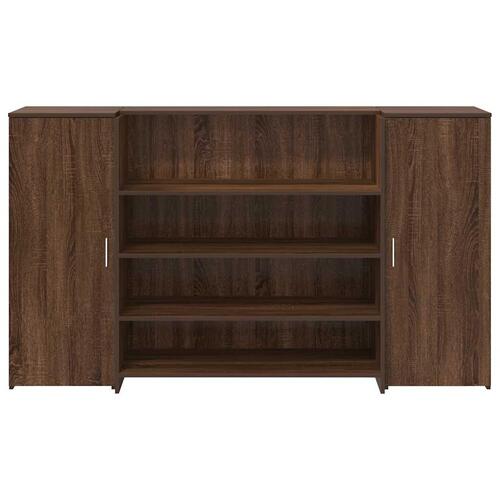 Receptionsskranke 180x50x103,5 cm brun egetræsfarve