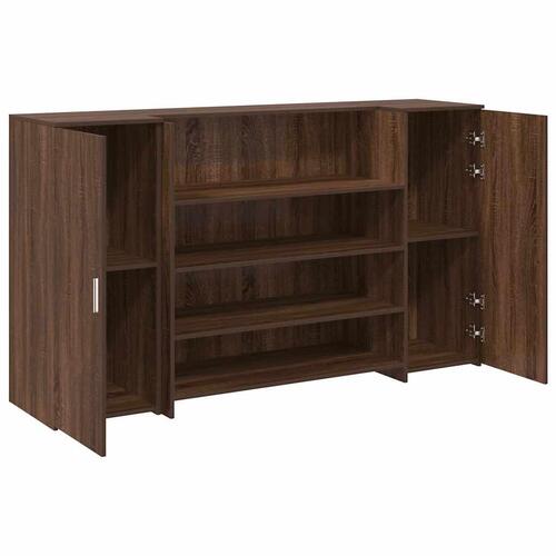 Receptionsskranke 180x50x103,5 cm brun egetræsfarve