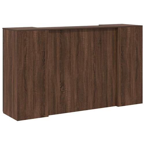 Receptionsskranke 180x50x103,5 cm brun egetræsfarve