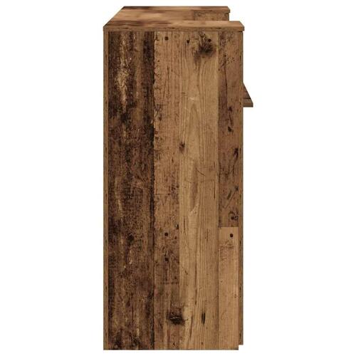 Receptionsskranke 180x50x103,5 cm konstrueret træ antikt træ