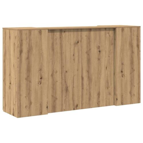 Receptionsskranke 180x50x103,5 cm konstrueret træ kunsteg