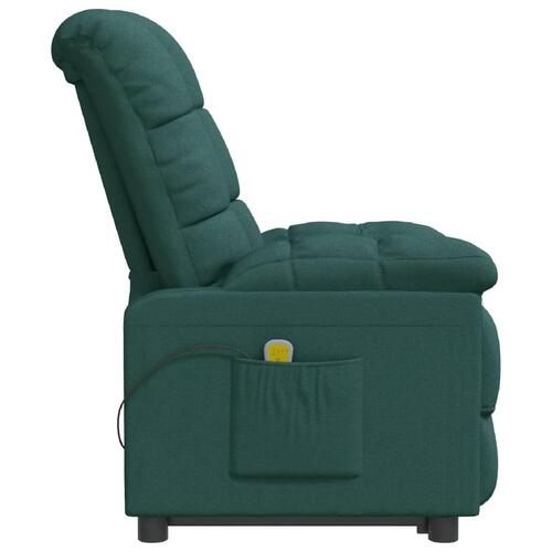 Massagestol stof mørkegrøn