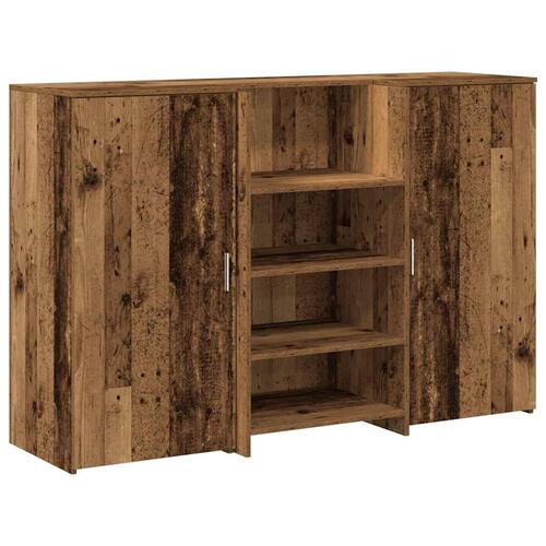 Receptionsskranke 155x50x103,5 cm konstrueret træ antikt træ