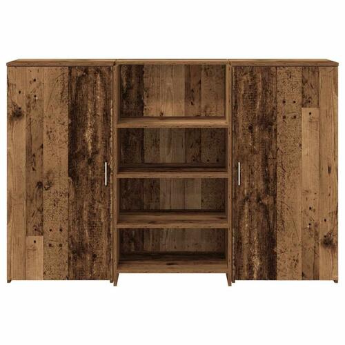 Receptionsskranke 155x50x103,5 cm konstrueret træ antikt træ