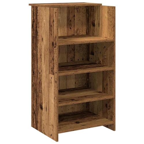 Receptionsskranke 155x50x103,5 cm konstrueret træ antikt træ