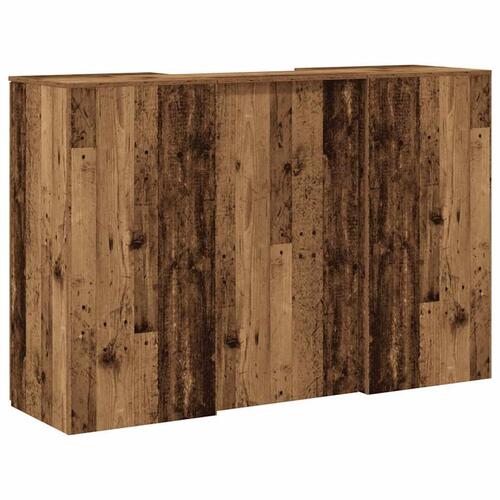 Receptionsskranke 155x50x103,5 cm konstrueret træ antikt træ