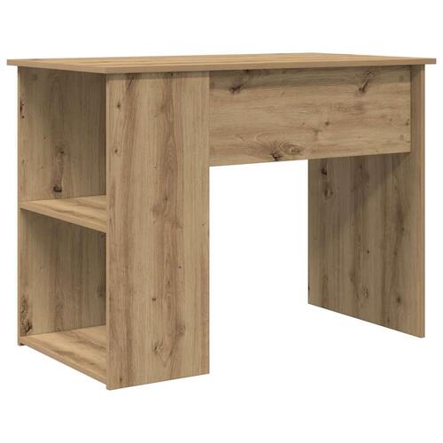Skrivebord 100x55x75 cm konstrueret træ kunsteg