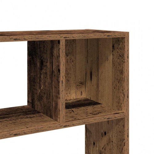 Bogreol/rumdeler 105x24x102 cm - antikt trælook