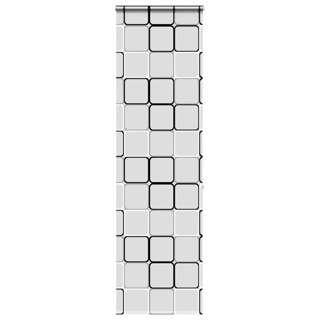 Bruserullegardin Stofbredde 66 Cm Firkantet - med kassette / 60 x 240 cm