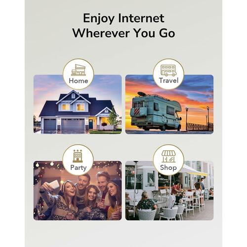 Cudy LT300_EU 4G router - Hvid, Wi‑Fi 4, RJ45 LAN