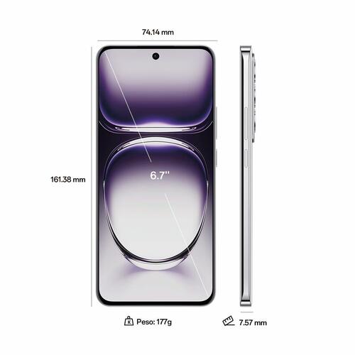 Smartphone Oppo Reno12 5G 6,7" 12 GB RAM 256 GB Brun Sort Dual SIM