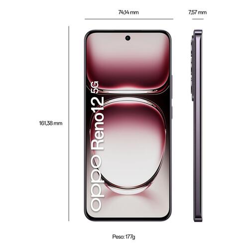 Smartphone Oppo Reno12 5G 6,7" 12 GB RAM 256 GB Brun Sort Dual SIM