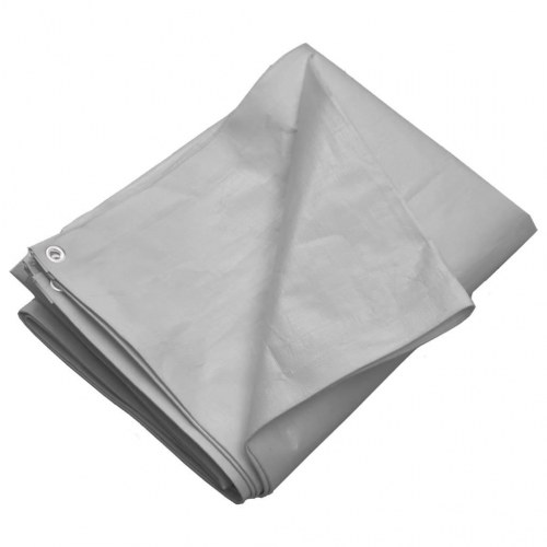 Presenning 6x10 m 260 g/m² HDPE grå