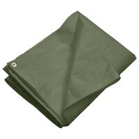 Presenning 6x6 m 260 g/m² HDPE grøn