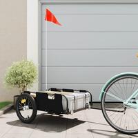 Cykeltrailer oxfordstof og jern sort