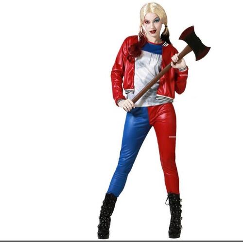 Kostume til voksne Blodig harlekin Dame XS/S