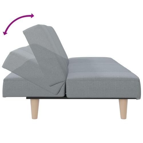 Sovesofa stof lysegrå