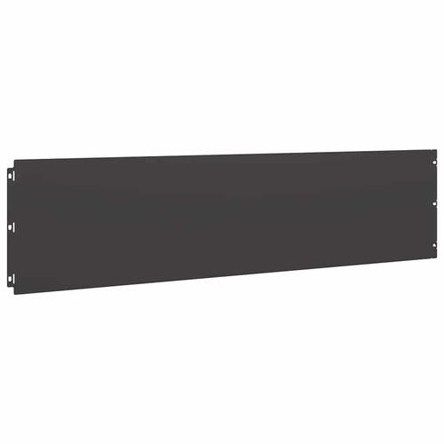 Plænekanter 10 stk. 25x103 cm koldvalset stål sort
