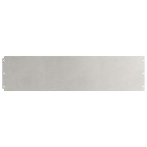 Plænekanter 10 stk. 25x103 cm rustfrit stål
