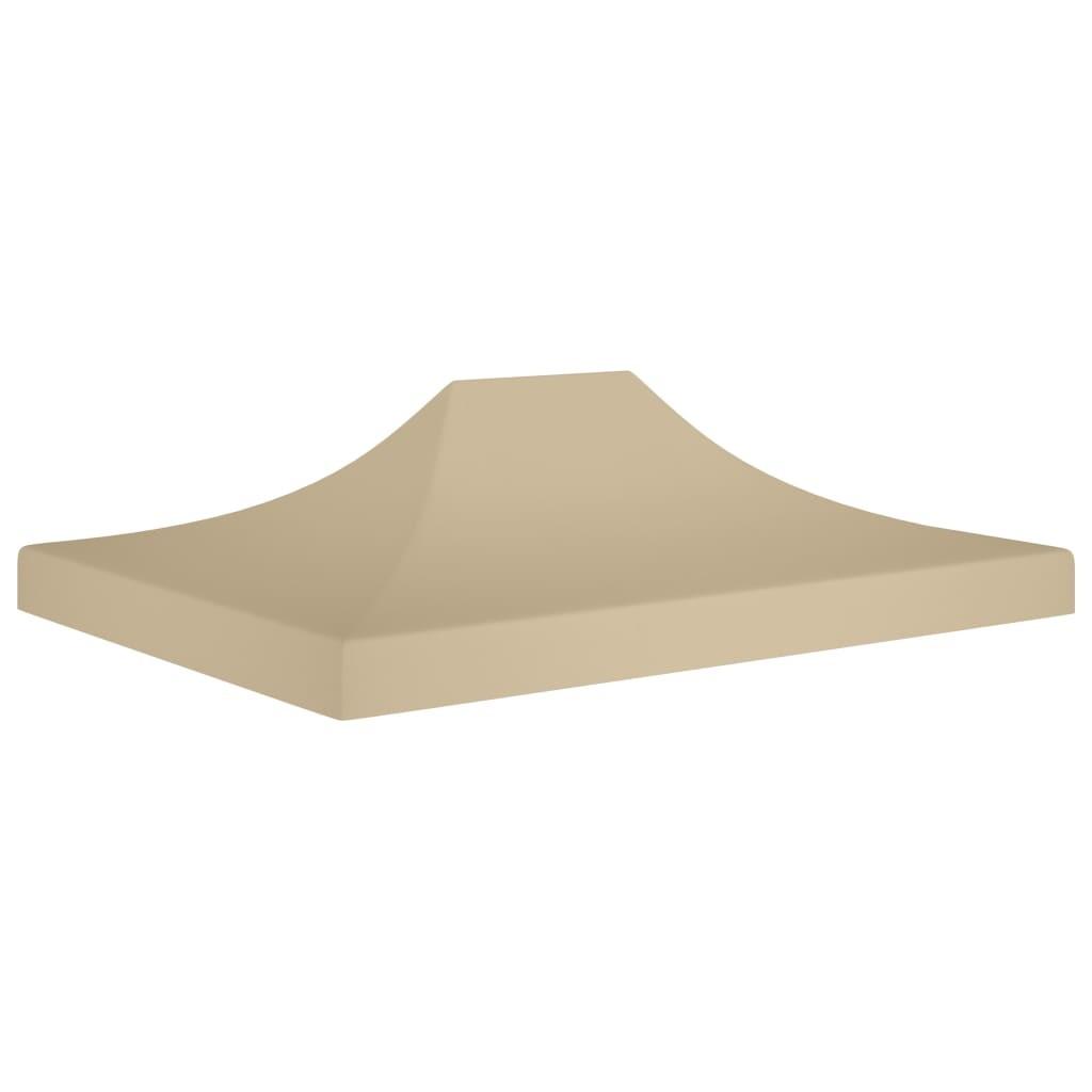 Tag til festtelt 4,5x3 m 270 g/m² beige