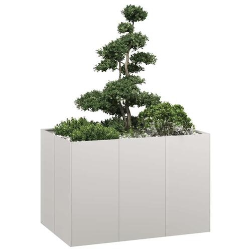 Plantekasse 120x80x80 cm rustfrit stål