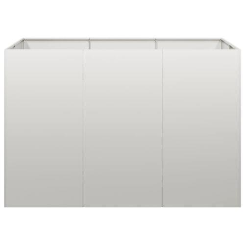 Plantekasse 120x80x80 cm rustfrit stål