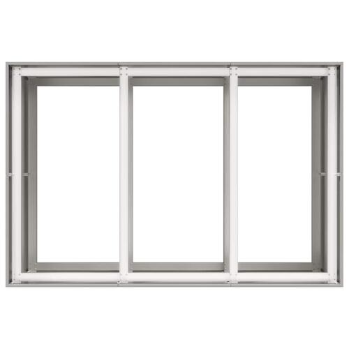 Plantekasse 120x80x80 cm rustfrit stål