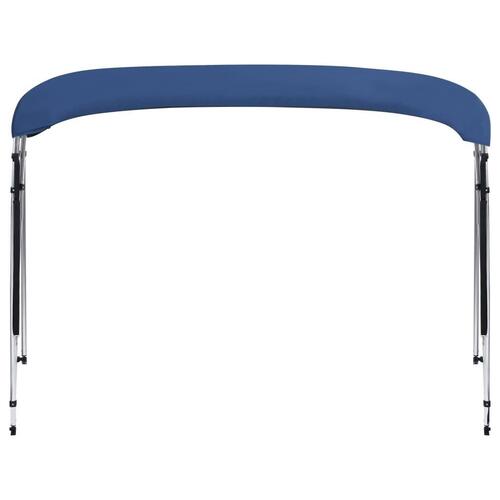 Biminitop med 4 buer 243x(230-244)x137 cm marineblå