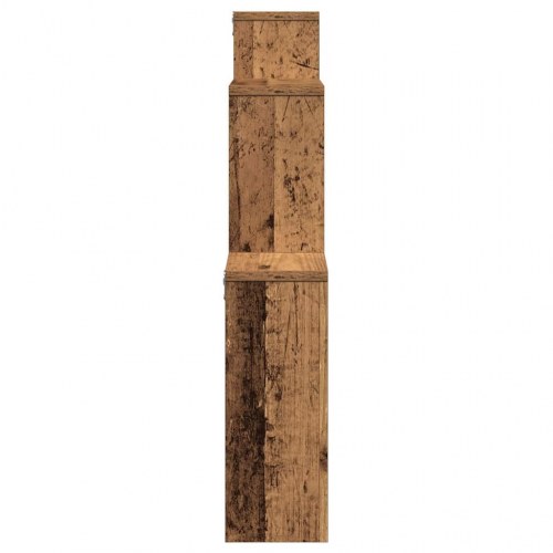 Væghylde i antikt trælook 80×15×78,5 cm - konstrueret træ