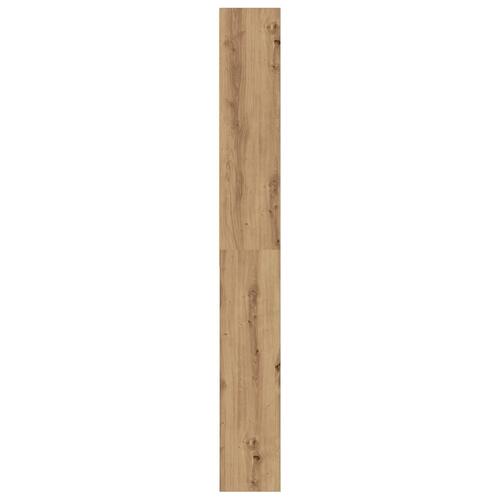 Vaskemaskineskab 64x24x190 cm egetræ