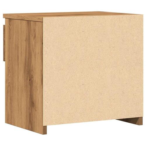 Sengebord 40x30x39 cm konstrueret træ kunsteg
