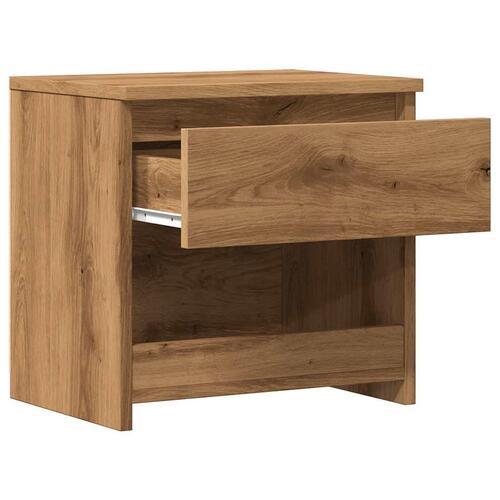 Sengebord 40x30x39 cm konstrueret træ kunsteg