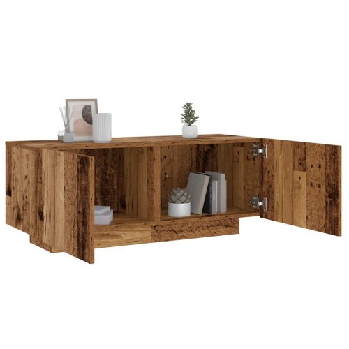 Sengeskab i antikt trælook 100 × 35 × 40 cm - konstrueret træ