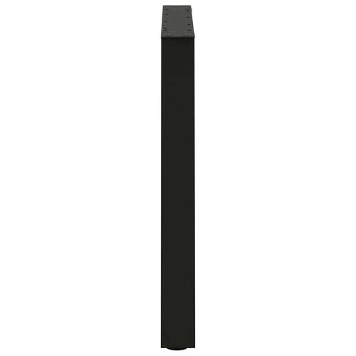 Spisebordsben V-form 3 stk Sort 70x(72-73,3) cm Stål