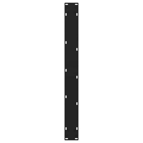 Spisebordsben V-form 3 stk Sort 70x(72-73,3) cm Stål