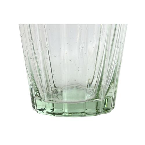 Glassæt Home ESPRIT Grøn Krystal 280 ml (6 enheder)