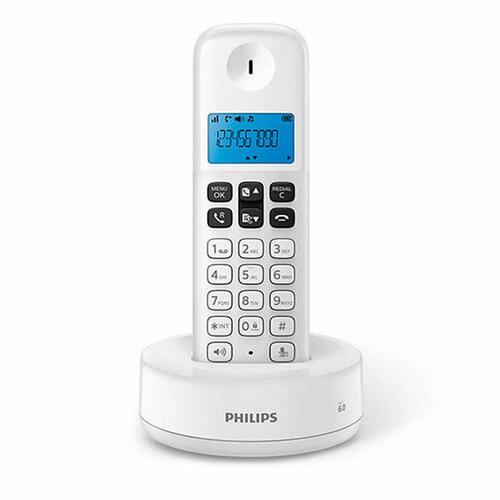 Trådløs telefon Philips D1611B/34 Blå Hvid