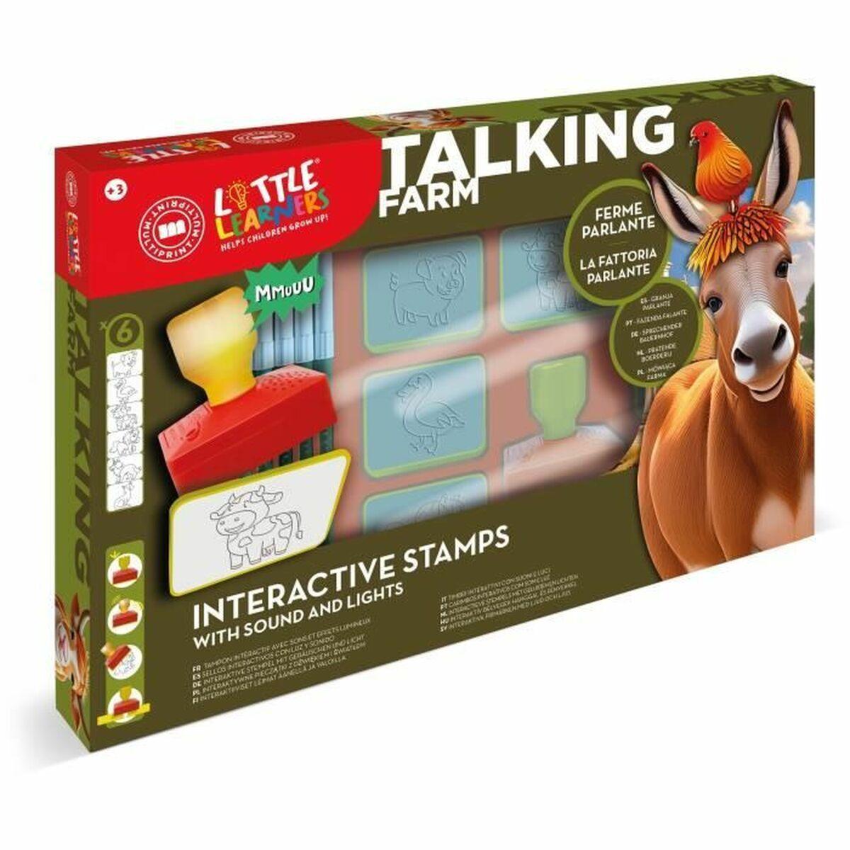 Multiprint Frimærker - La Ferme (brun)